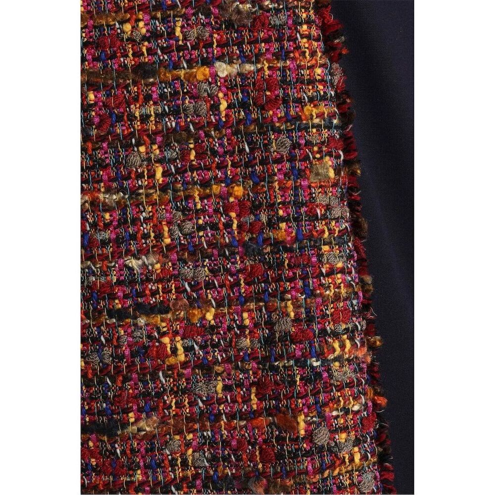 Diane von Furstenberg Jacey Tweed Shift Dress M Multicolor Sleeveless - Picture 6 of 6
